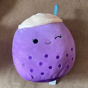 Squishmallows Purple and Cream Stuffed Animal